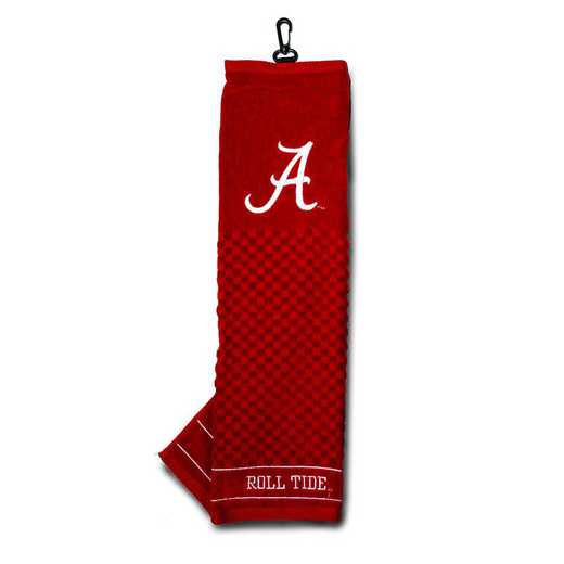 20110: Embroidered Golf Towel Alabama Crimson Tide
